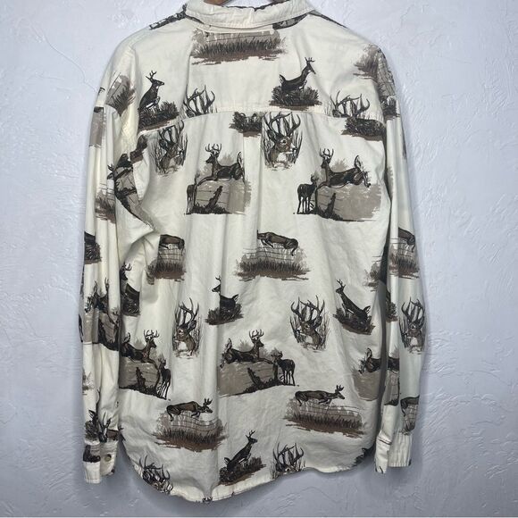 Field Tested Elk Deer Hunting Outdoor Long Sleeve Flannel Size Large - Picture 4 of 7